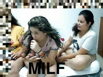 Venezuelan MILFs raunchy webcam show