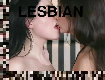 muca, suha, lezbijka, najstnice, hardcore, črni, nogavice, poljubljanje, domišljavo, majhne-prsi