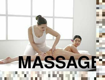 Massage Rooms - UK Babe Plays With Big Natural Titties 1 - Atlanta Moreno