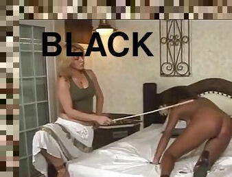 ébène, lesbienne, bdsm, black, bondage, fessée