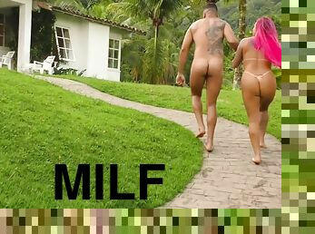 Latina MILF Lolla Martinelli gets gangbanged by hung guys