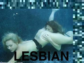 Underwater Lesbian Action - Callie Calypso