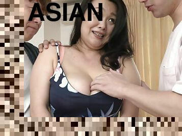 Chubby Asian GILF JAV Uncensored - Hard Fuck
