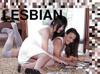 hot lesbian sex video Amirah And Hayli