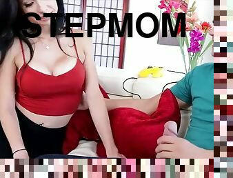 Widow stepmom gets ass punishment by son