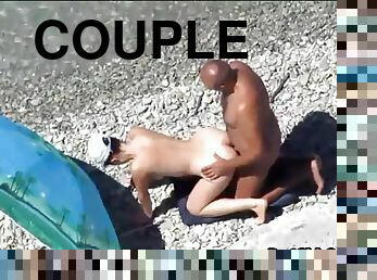 Couples On Beach Performing Doggy Compilation