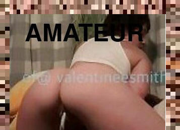 röv, masturbation, amatör, brudar, tonåring, petit, ensam, muskulös, brunett