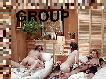 orgie, pornstar, vintage, classique, sexe-de-groupe, rétro