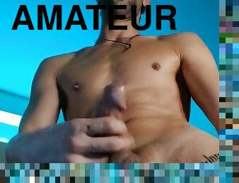 masturbation, amateur, ejaculation-sur-le-corps, gay, branlette, française, belle-femme-ronde, point-de-vue, ejaculation, fétiche