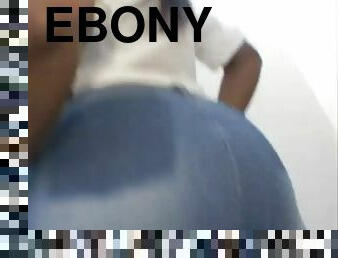 Ebony girl in interracial audition 6