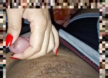 masturbation, amatör, mamma, avrunkning, massage, pov, mor, femdom