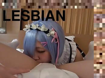 asiático, lésbicas, japonesa