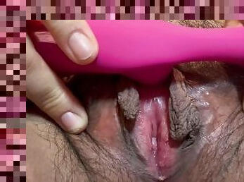 Horny and Hairy Japanese Pussy