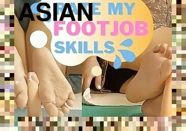 asiatique, masturbation, amateur, babes, jouet, pieds, gode, fétiche, branlette-avec-les-pieds, philippine