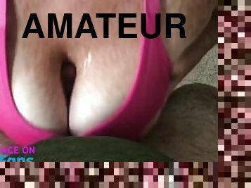 gros-nichons, sport, amateur, ejaculation-sur-le-corps, énorme-bite, milf, rousse, point-de-vue, ejaculation, soutien-gorge