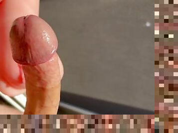 Close up pocket pussy masturbation.