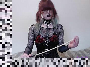 Goth Dommy Mommy Jerk Off Instructions (small dick humiliation)