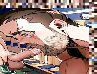 Gay mature coach sucks young soccer player Hentai Cartoon Animation