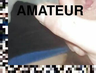 masturbation, amatör, cumshot, gigantisk-kuk, avrunkning, juckande, ensam, verklighet, kuk, ben