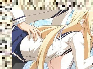 A Blonde Gives Me a Footjob and Wants Me to Doggystyle Fuck Her  Anime Hentai 1080p