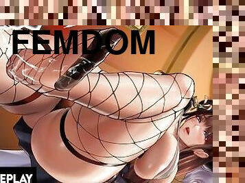 láb, anime, hentai, domina