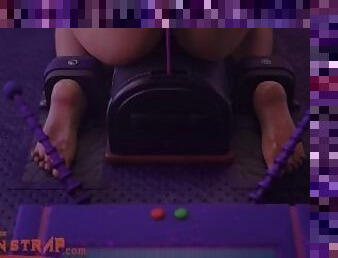 orgasme, lesbienne, bdsm, pieds, blonde, machines, fétiche, bondage, domination, sybian