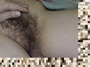 poilue, énorme, chatte-pussy, femme, amateur, fellation, ejaculation-sur-le-corps, milf, ejaculation