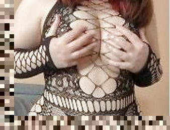 Sexy fishnet dress