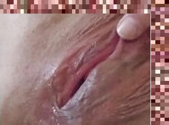 clítoris, gorda, masturbación, orgasmo, coño-pussy, amateur, regordeta, a-solas, jugoso