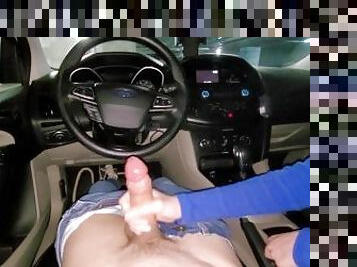 masturbation, en-plein-air, public, amateur, fellation, voiture, secousses, point-de-vue, ejaculation, belle