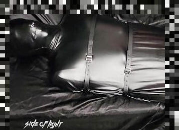 asiático, amateur, babes, durmiendo, sadomasoquismo, pareja, atada, fetichista, bondage