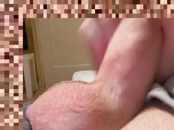 In the afternoon jerking off and cumming there.