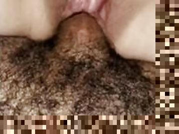 orgasme, chatte-pussy, amateur, énorme-bite, interracial, black, point-de-vue, serrée, fétiche, humide