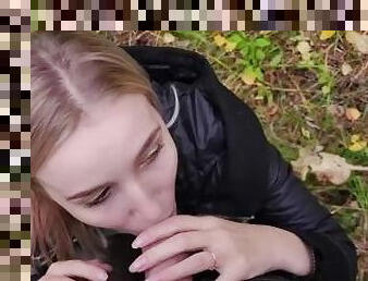 Sexy schoolgirl gets dicked in the woods