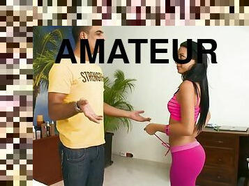 amateur, polla-enorme, masaje, morena, tatuaje