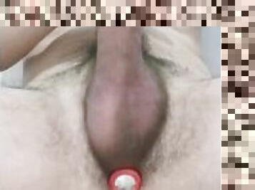 mastürbasyon-masturbation, anal, genç, ibne, tek-kişilik, iki-cinsiyetli