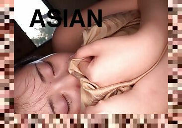 Asian amateur enjoys a hardcore fuck in France