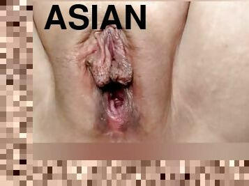 asiatisk, storatuttar, gigantisk, orgasm, kvinnligt-sprut, amatör, milf, creampie, bbw, fötter