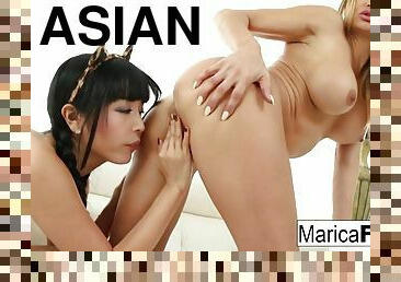 asiático, teta-grande, cona-pussy, lésbicas, mulher-madura, estrela-porno, japonesa, batendo, doce, peituda