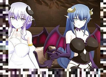 Double Succubus Defeated Ejaculation Endurance Game