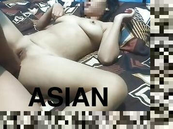 asiatisk, store-pupper, doggy, onani, pussy, amatør, blowjob, cumshot, stor-pikk, handjob