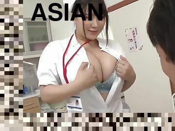 asian, payu-dara-besar, jururawat, doktor, orang-jepun