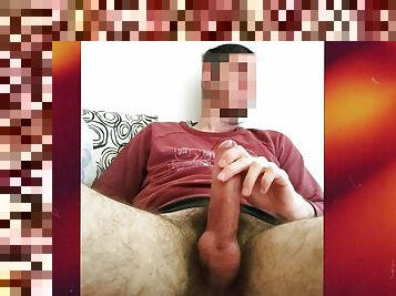 masturbation, orgasme, amateur, ejaculation-sur-le-corps, énorme-bite, gay, jeune-18, ejaculation, européenne, euro