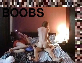 Homemade boobs fucking blowjob cumshot hidden cam
