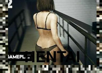 tate-mari, lenjerie, hentai, fetish, bruneta