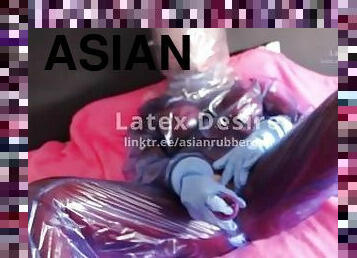 asiatique, cul, gros-nichons, masturbation, chatte-pussy, amateur, jouet, doigtage, salope, gode