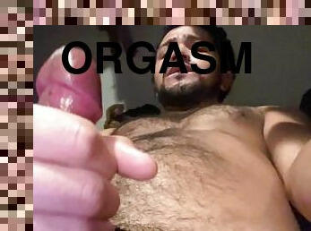 masturbation, orgasme, ejaculation-sur-le-corps, black, secousses, solo, boules, pappounet, bite