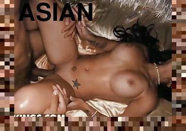 Reality Interracial - Asian Sex Goddess Morgan Lee Moans Loudly As She Gets Her Pussy Drilled By BBC Ricky Johnson