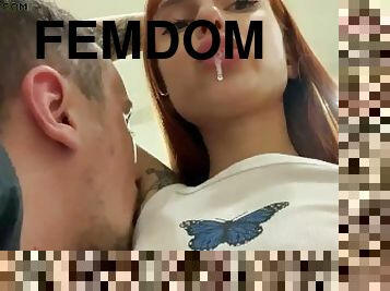 LifeStyle Femdom Part 5 - Spitting Edition and Armpit Sniff, Facesitting, Rimjob
