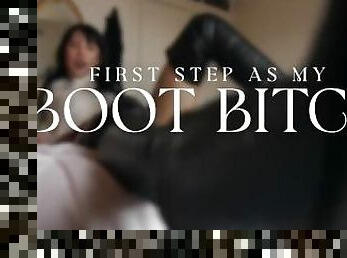 First Step as My Boot Bitch